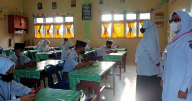 Kepala MAN Labuhanbatu Pantau Pelaksanakan Ujian Madrasah Tahun 2022