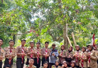 Kamabigus MAN Labuhanbatu Melantik Penegak Bantara Gudep 02. 145 – 02.146